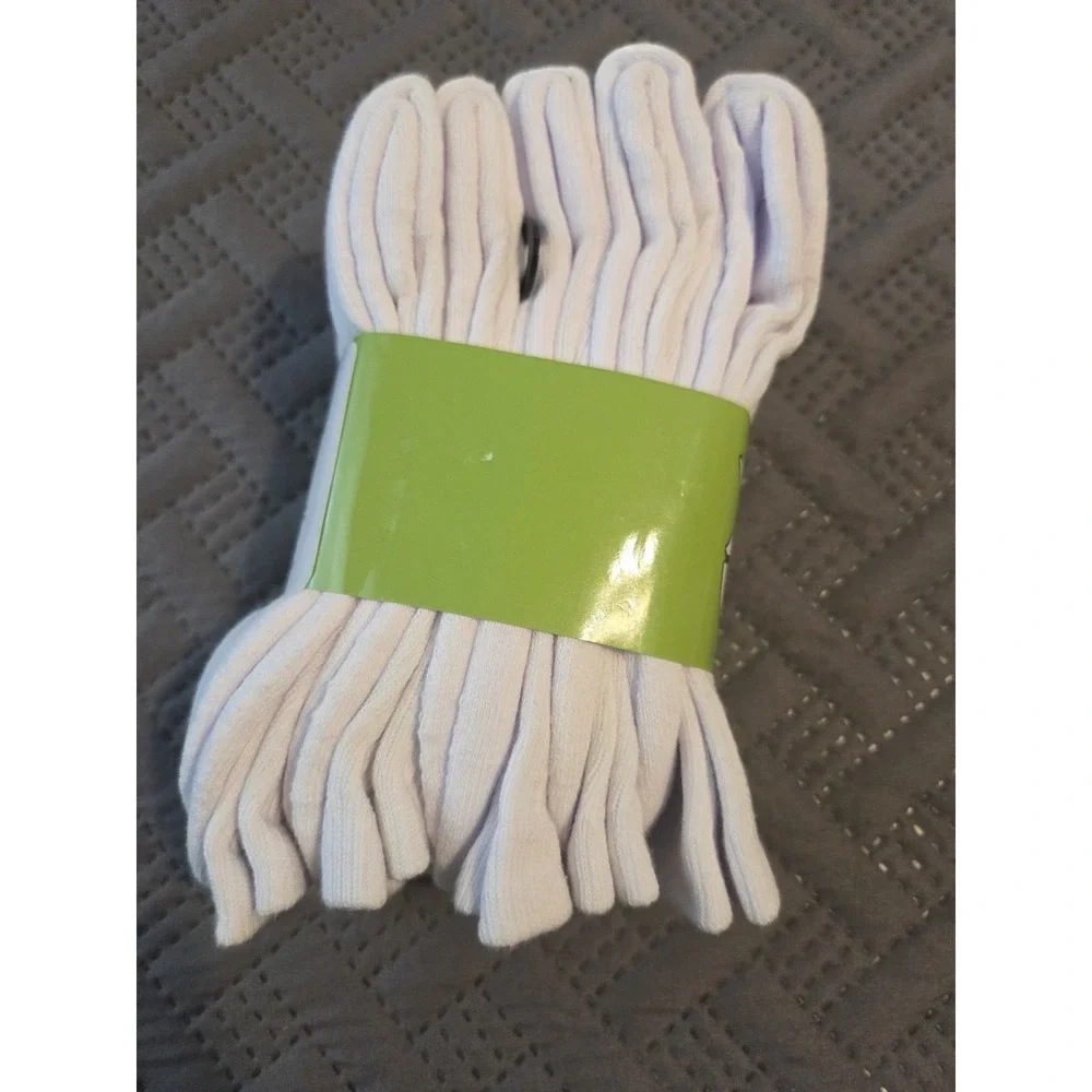 Journeys Socks Fit Shoe Size 4 - 10‎ White Youth 5 Pair
